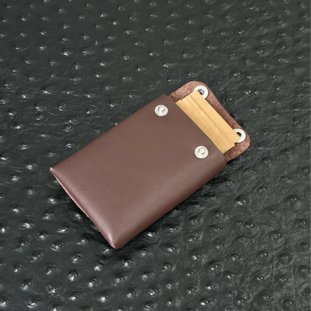 CW1 Non-Stitched Wallet - Chocolate Brown