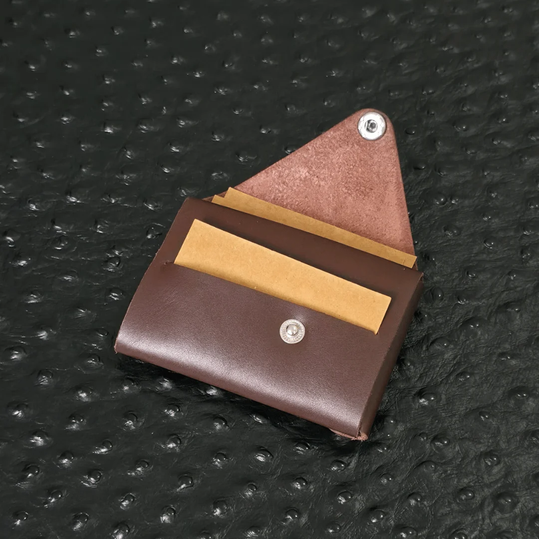 CW1 Non-Stitched Wallet - Chocolate Brown